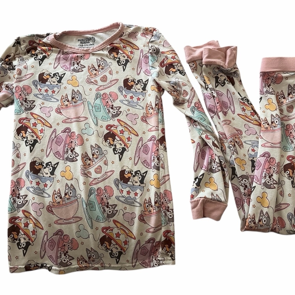 Girls Bamboo Secret Stock‎ Bluey PJ Set